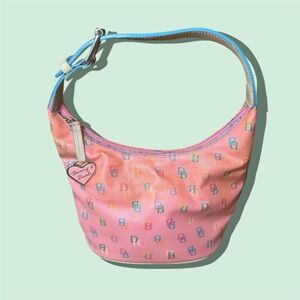 Dooney & Bourke Pink Monogram Hobo Bag